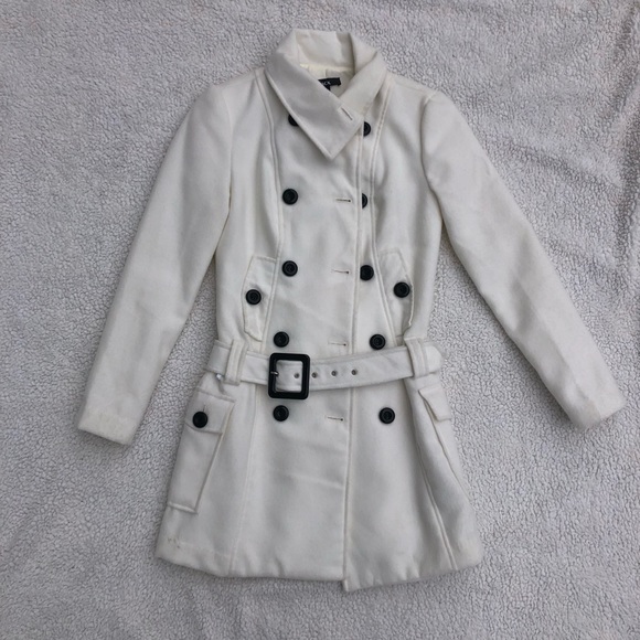 Winter White Peacoat - Picture 1 of 7